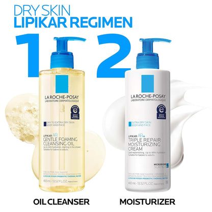 la-roche-posay lipikar ap+ triple repair moisturizing cream for dry skin and sensitive skin