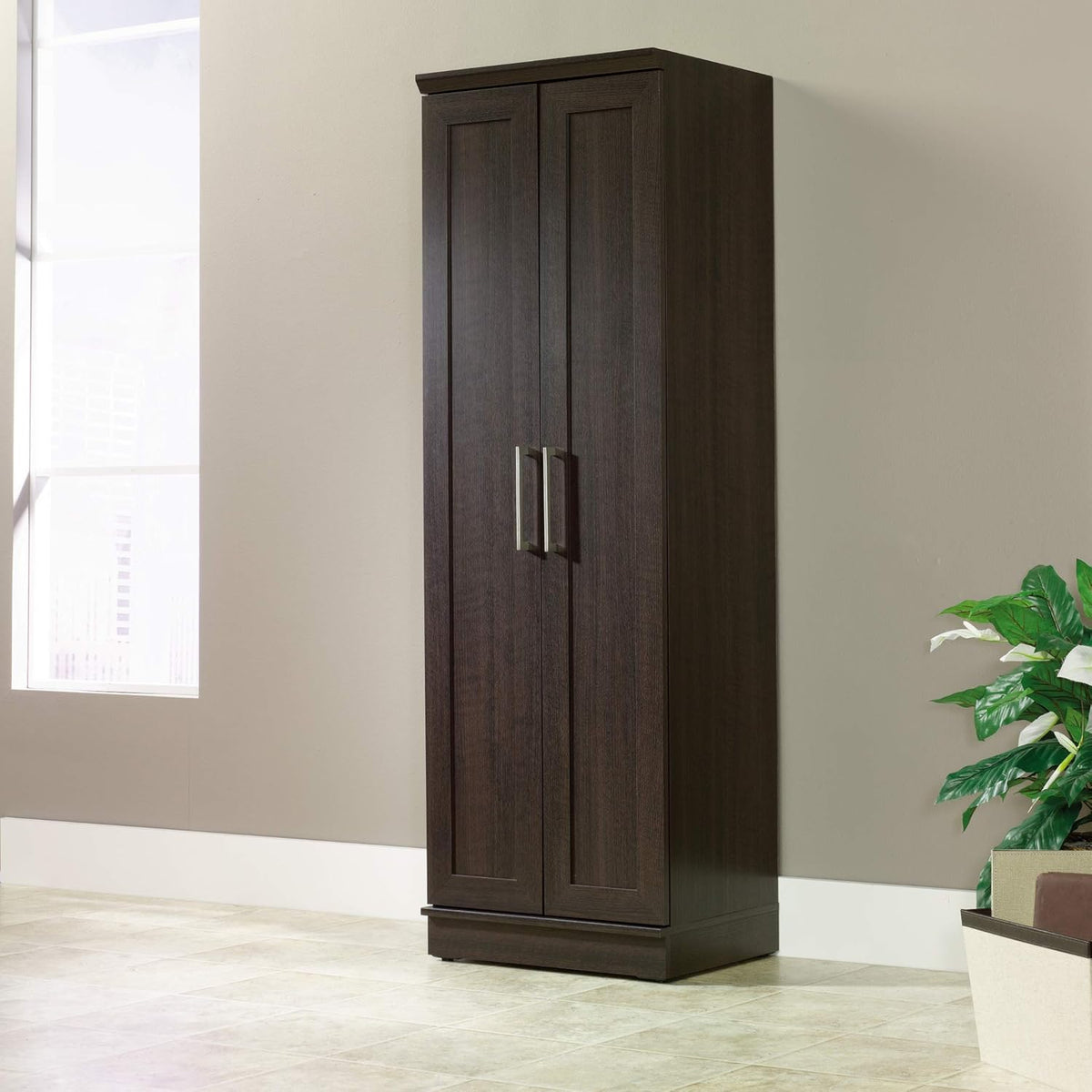 Sauder HomePlus Storage Cabinet/ Pantry cabinets, Dakota Oak finish