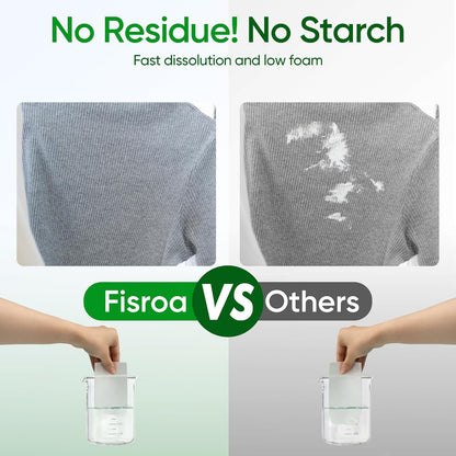 Travel Laundry Detergent Sheets Fisroa 300 Loads Eco-friendly Washing Detergent Sheets Plastic-Free Washer Sheets, Fresh Linen Scent Liquidless Laundry Sheets Strips for Camping Dorm