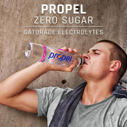 Propel, Kiwi Strawberry, Zero Calorie Sports Drinking Water with Electrolytes and Vitamins C&E, 16.9 Fl Oz (12 Count)