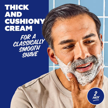 Dollar Shave Club | Shave Cream 6 ounce (2 Pack) | Hydrating Shaving Cream for Sensitive Skin
