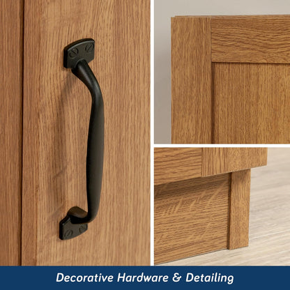 Sauder Miscellaneous Storage Cabinet/ Pantry cabinets, Highland Oak finish